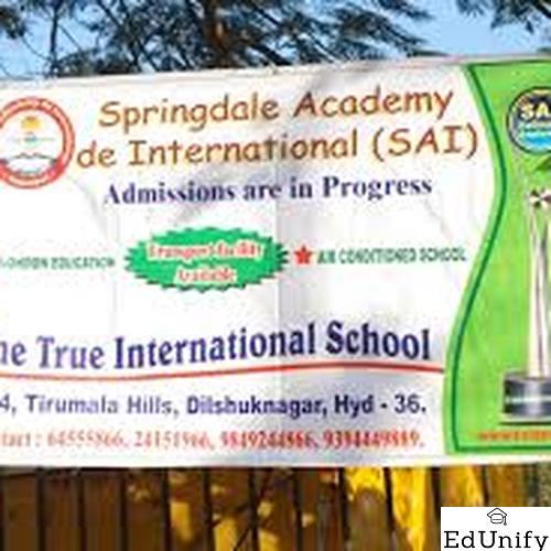 Springdales Academy De Intenational School Dilkushnagar, Hyderabad - Uniform Application